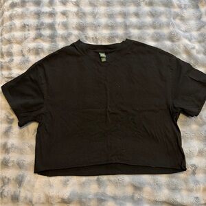Wild Fable Black Crop Top